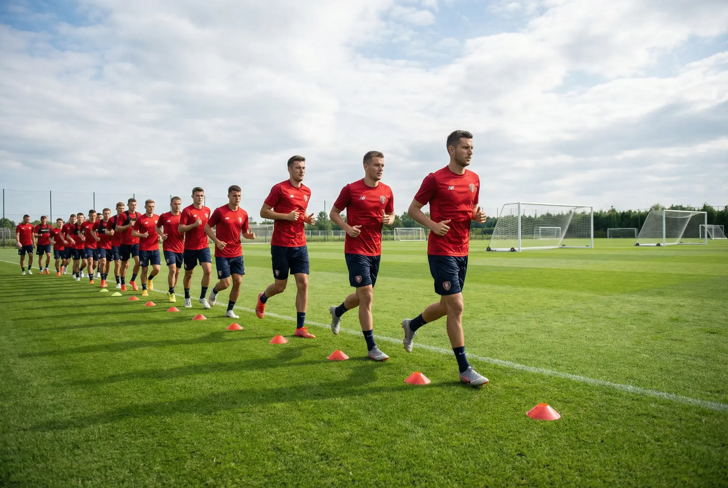FC Bayern München Mannschaft beim Training – Bundesliga Meister Favorit 2026