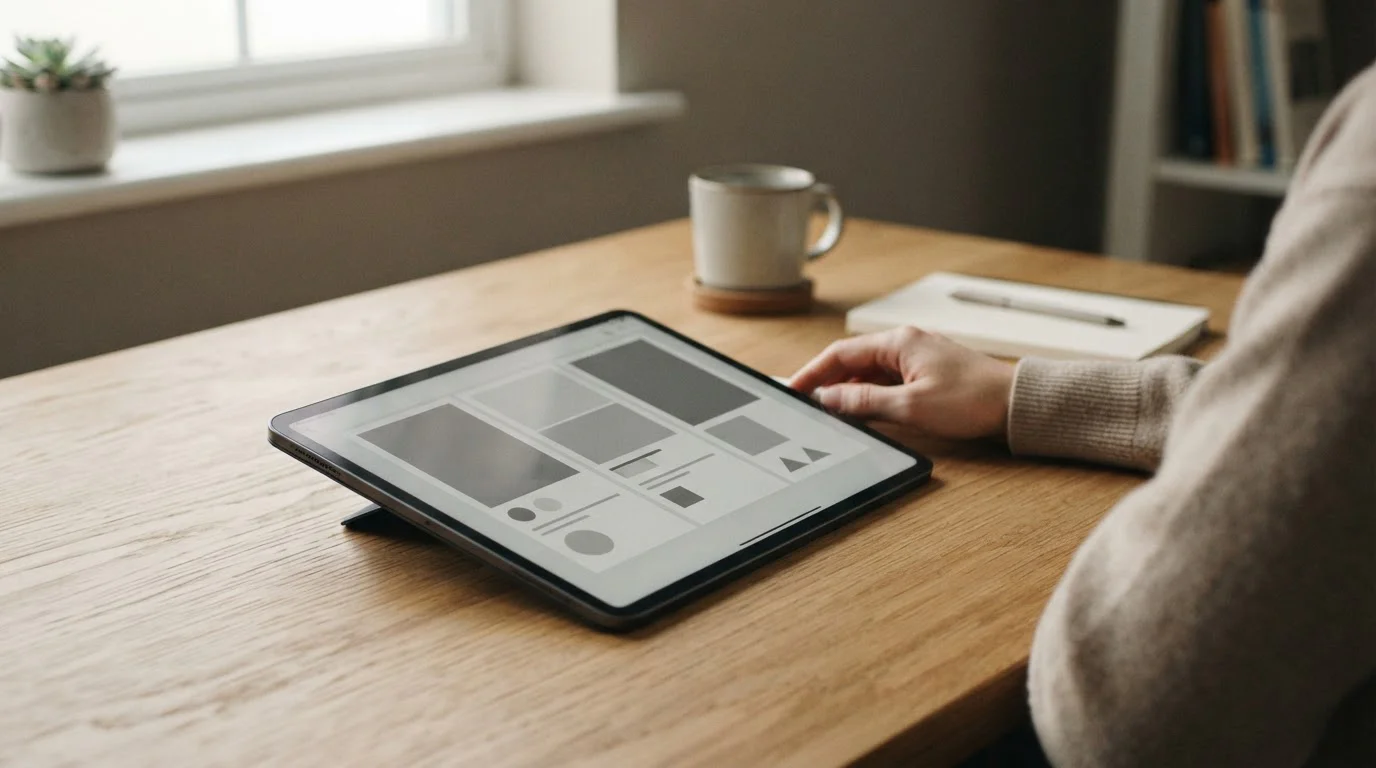 Vergleich moderner Prepaid-Zahlungsmethoden auf Tablet-Bildschirm